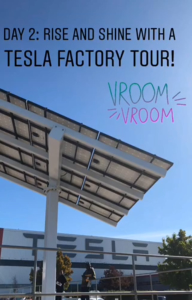 Outside at Tesla